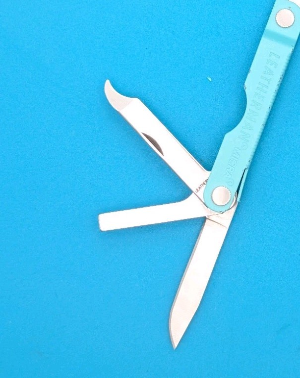 Leatherman Micra Multi-Tool, Knife, Scissors, Key Ring, Parakeet!