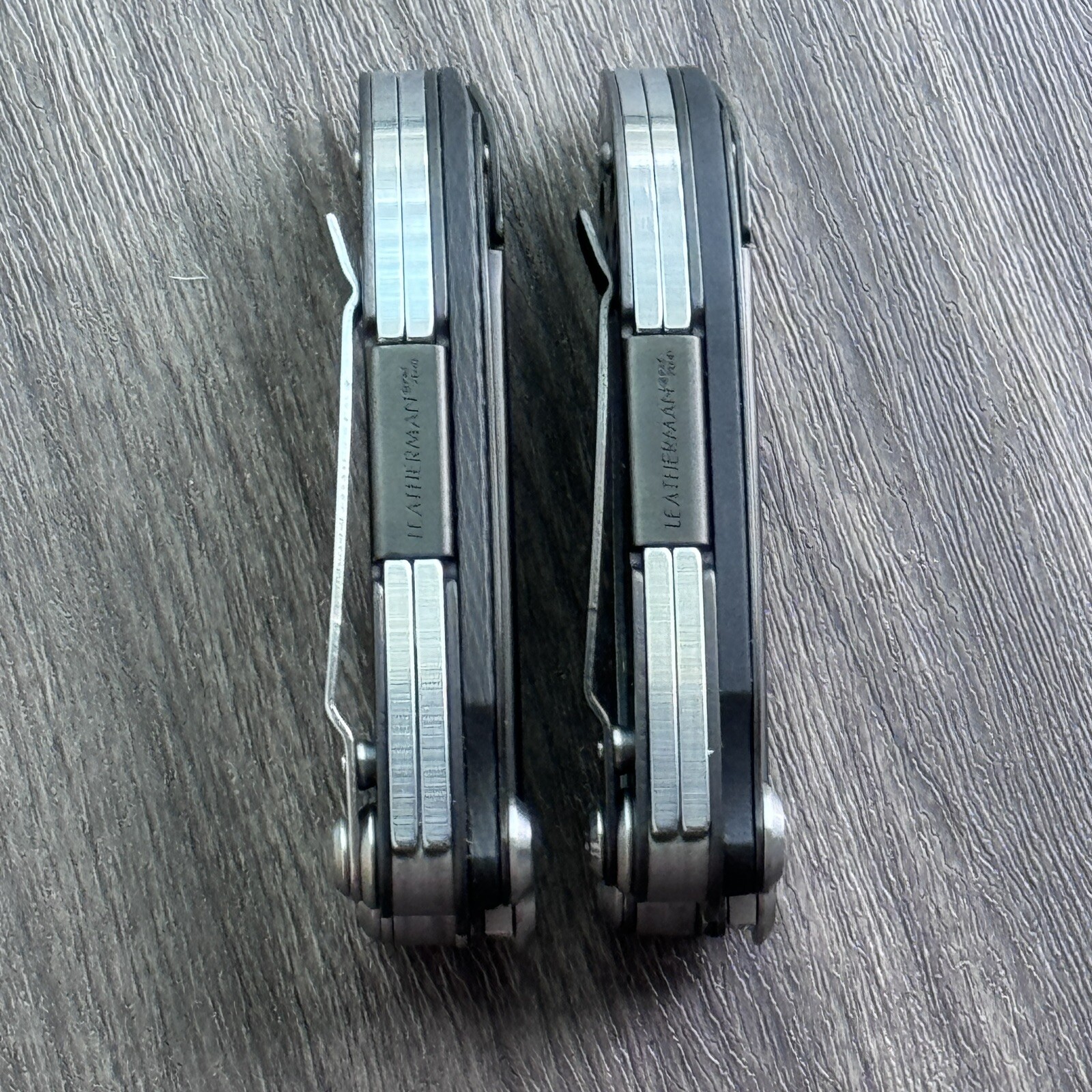 2x Leatherman Freestyle CX Carbon Fiber, 154CM, DLC. Early & Later Variants