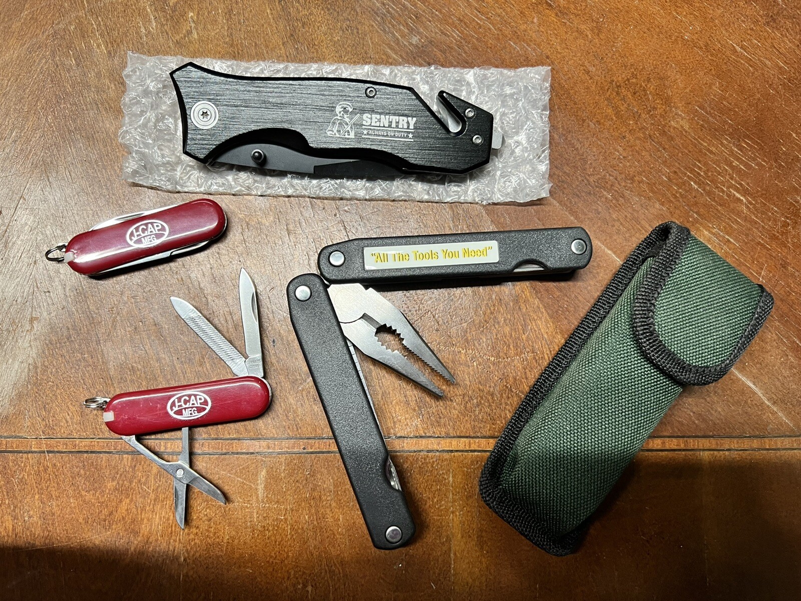 Advertising Knife / Multi Tool Lot with logos- Includes Barlow SuperPliers