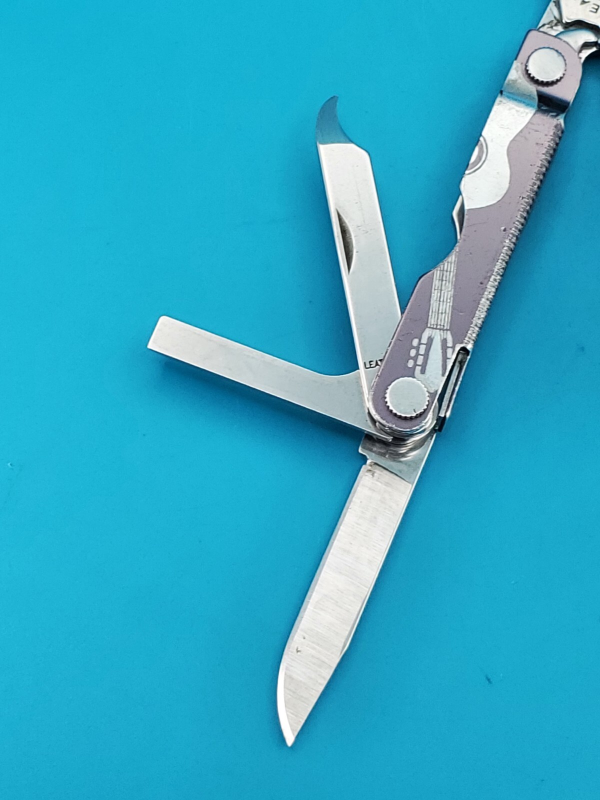 Leatherman Micra Multi-Tool, Knife, Scissors, Key Ring, Gray! GUITAR ALI THE ACE