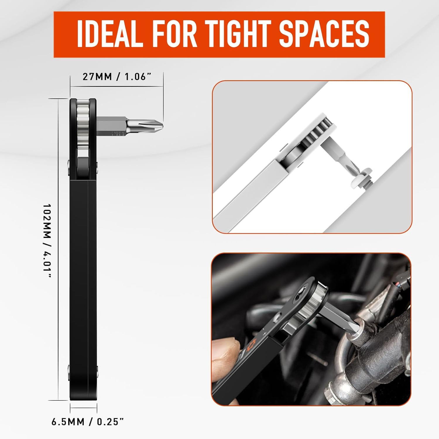 Fathers Day Mens Gifts for Husband Dad 22 in 1 Ratcheting Pocket Screwdriver Gif