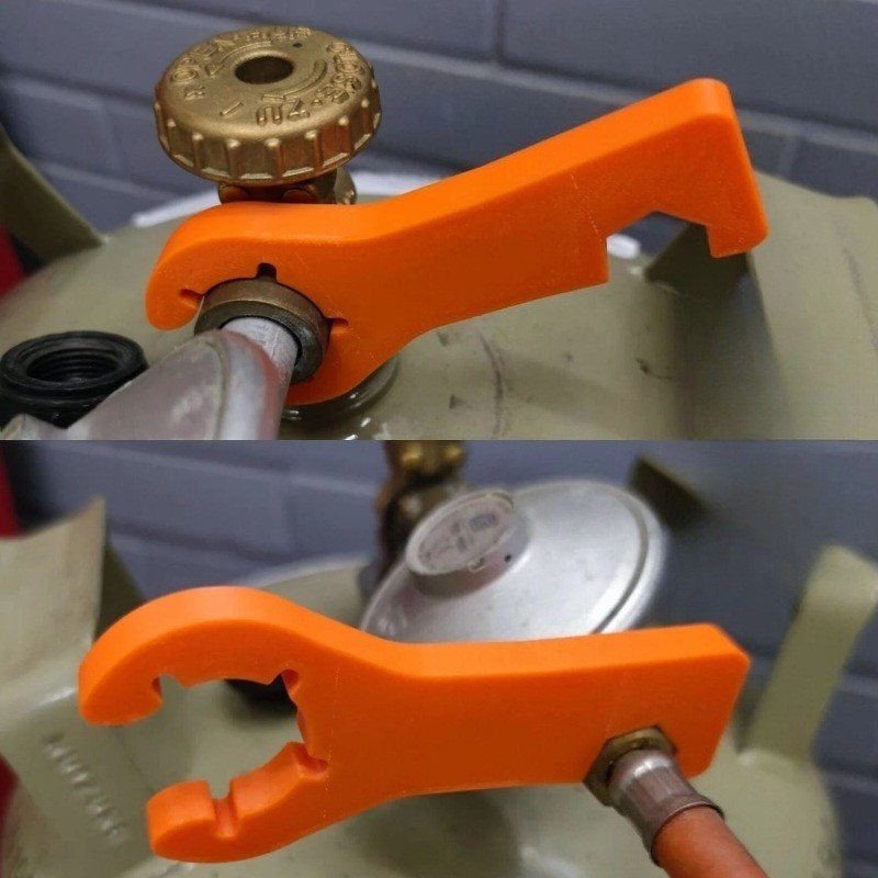 Precision-Made Adaptable Easy to Install 3PCS Multi-Functional Gas Bottle Wrench