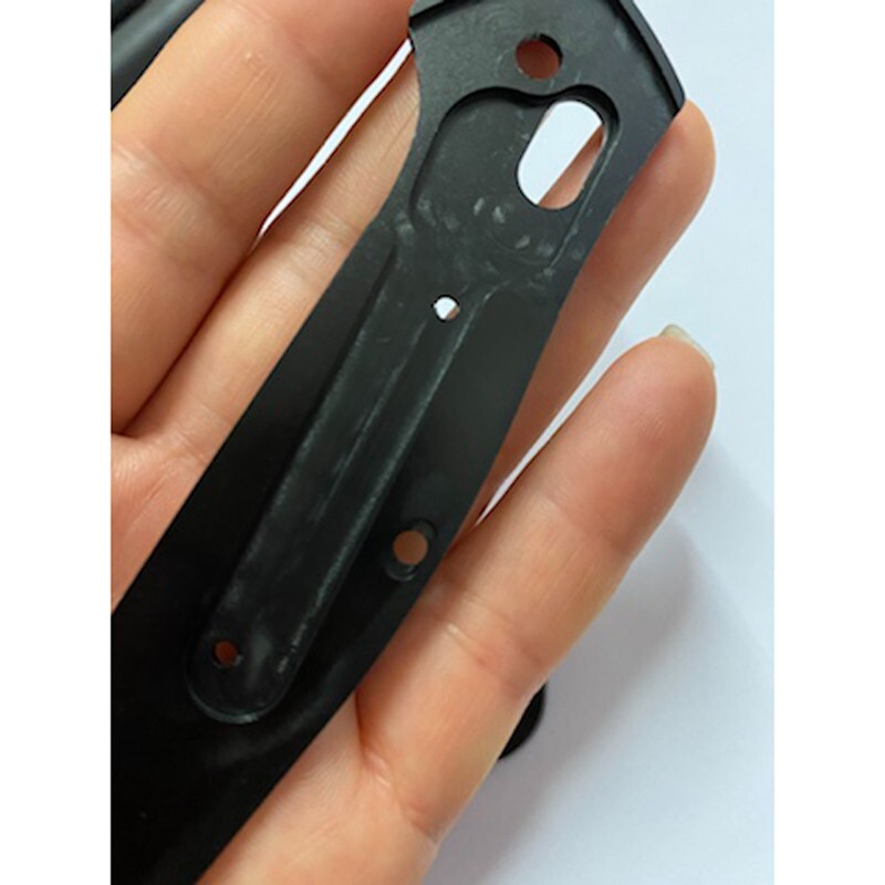 1 Pair Black Aluminum Alloy Handle Scales For Benchmade 940 Osborne Kn