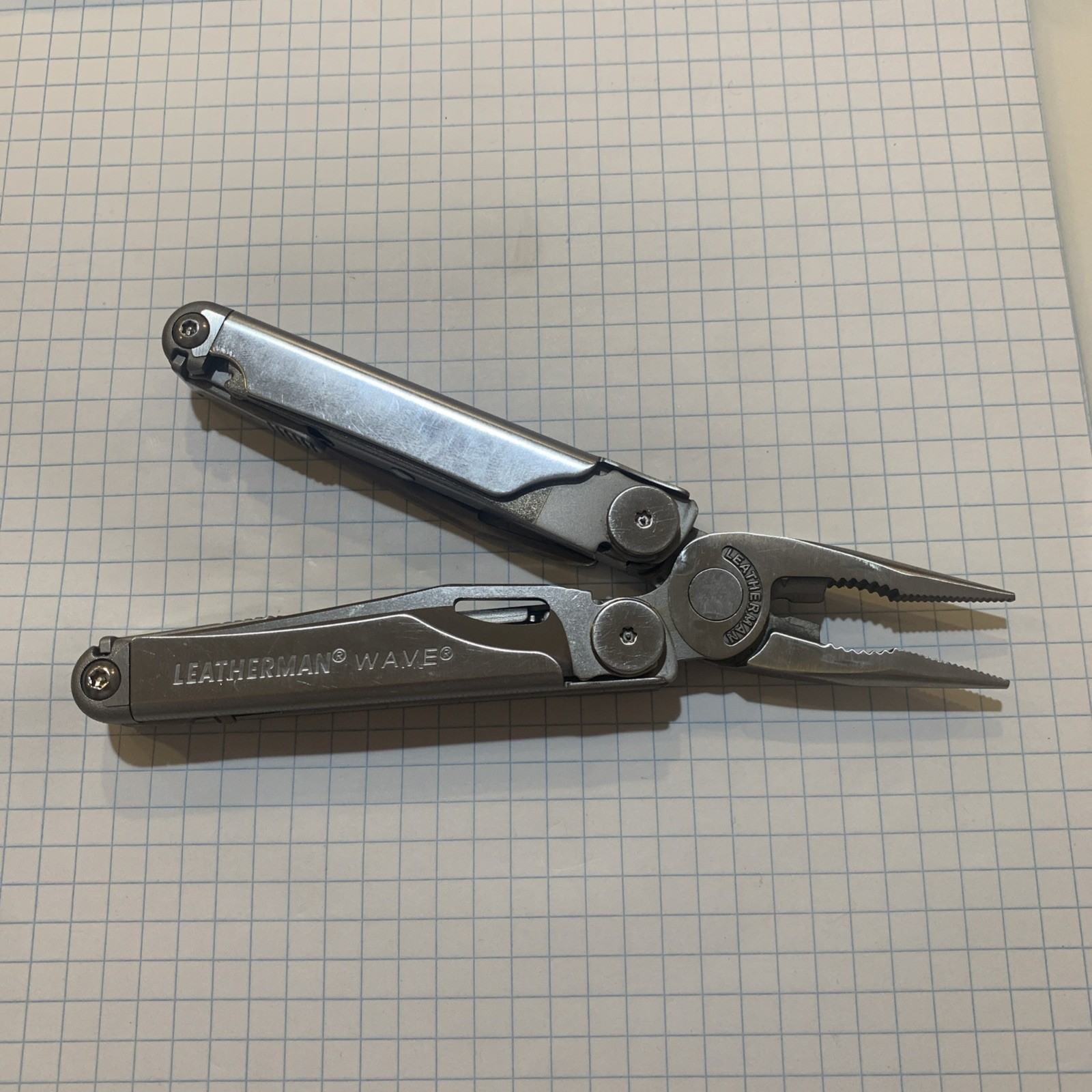 Leatherman Wave Multi-Tool Knife Pliers Nice And Clean (c)
