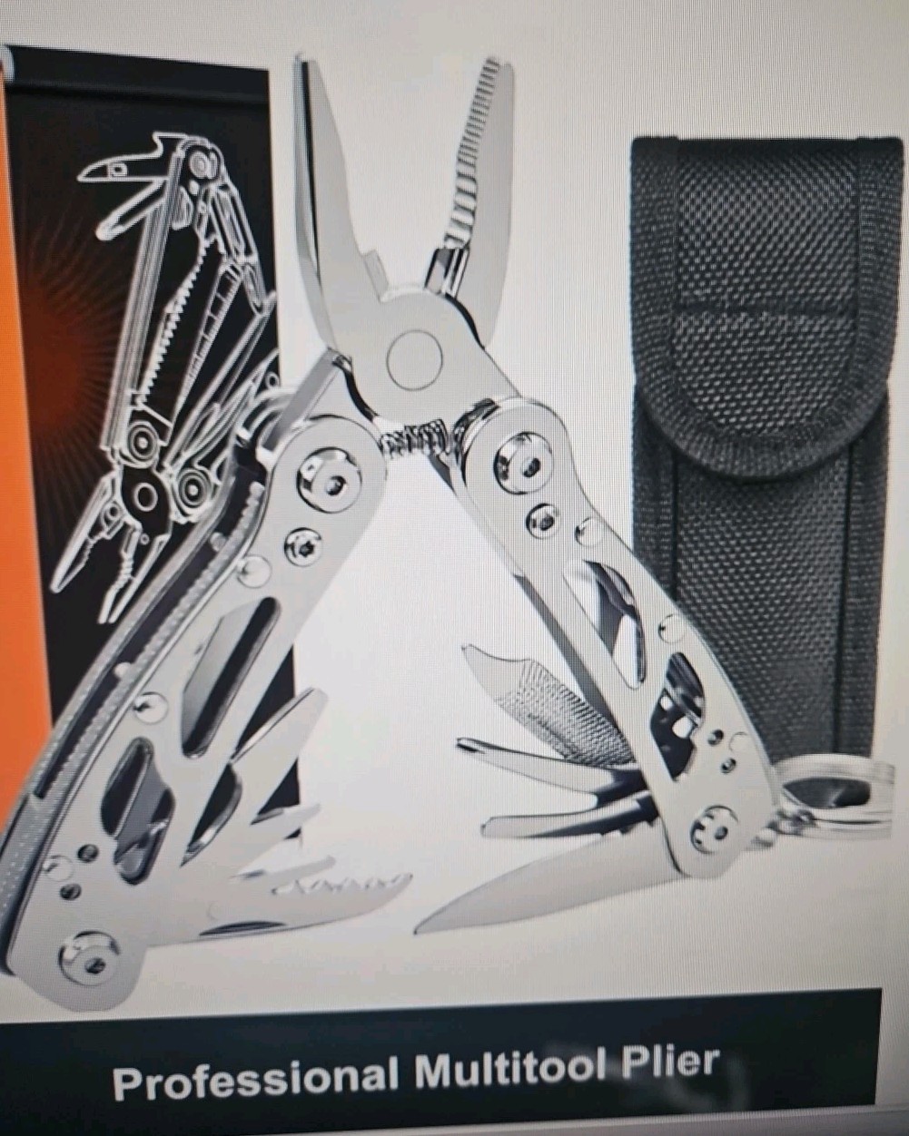 New! Stainless Steel Multi tool, Pliers, Wire Cutters, Screwdrivers, etc….