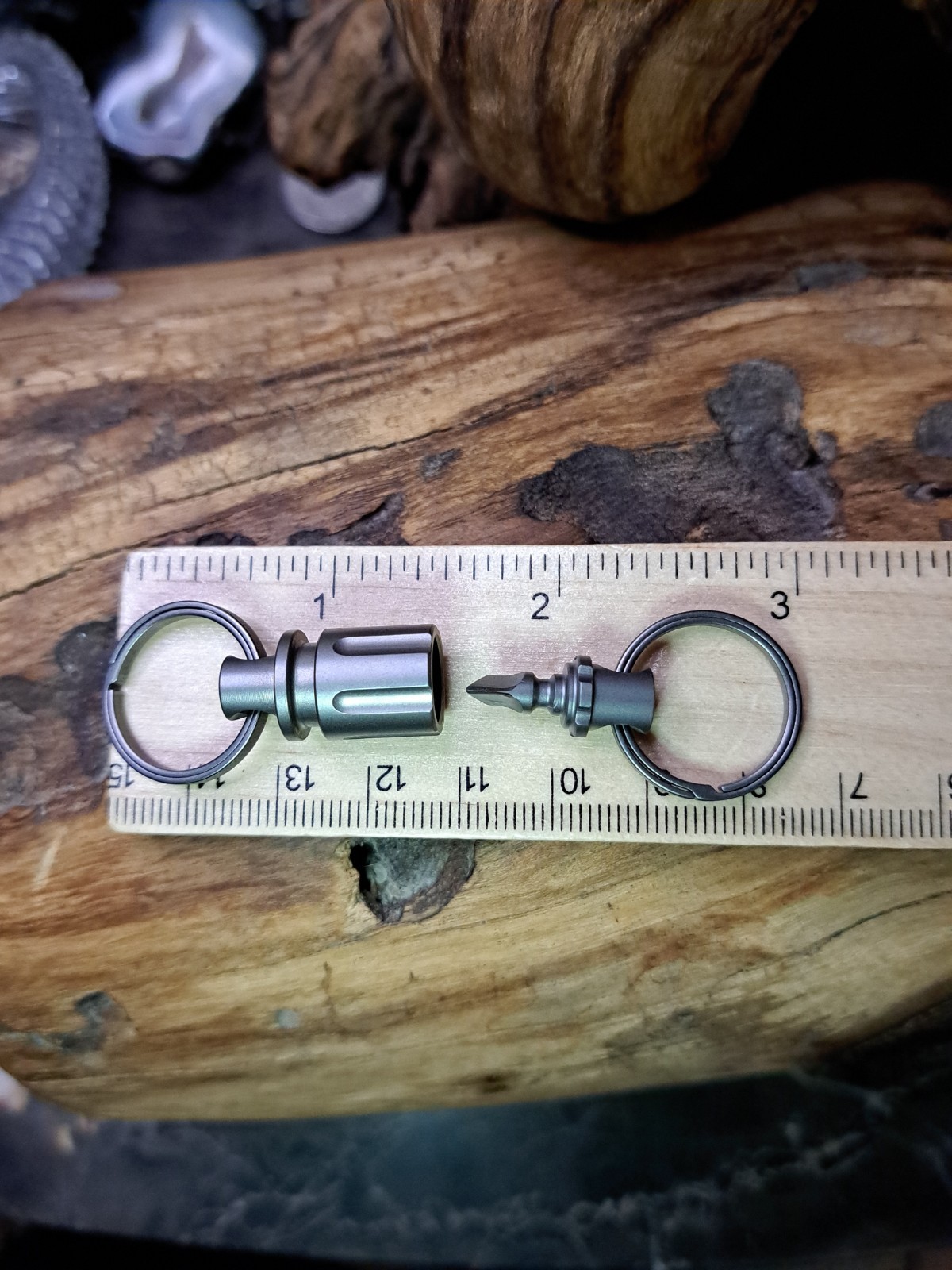 Pro Series Titanium Quick-Release Multi-Tool Swivel Keychain