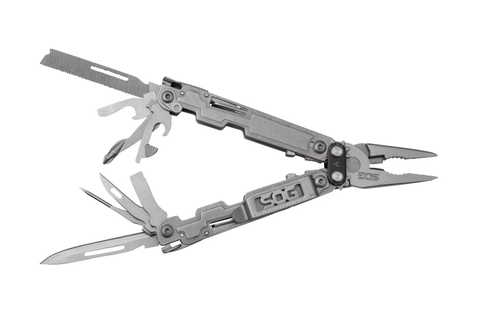 SOG PowerAccess Multi-Tool Pliers with 2.4 inch Folding Knife – Lightweight EDC