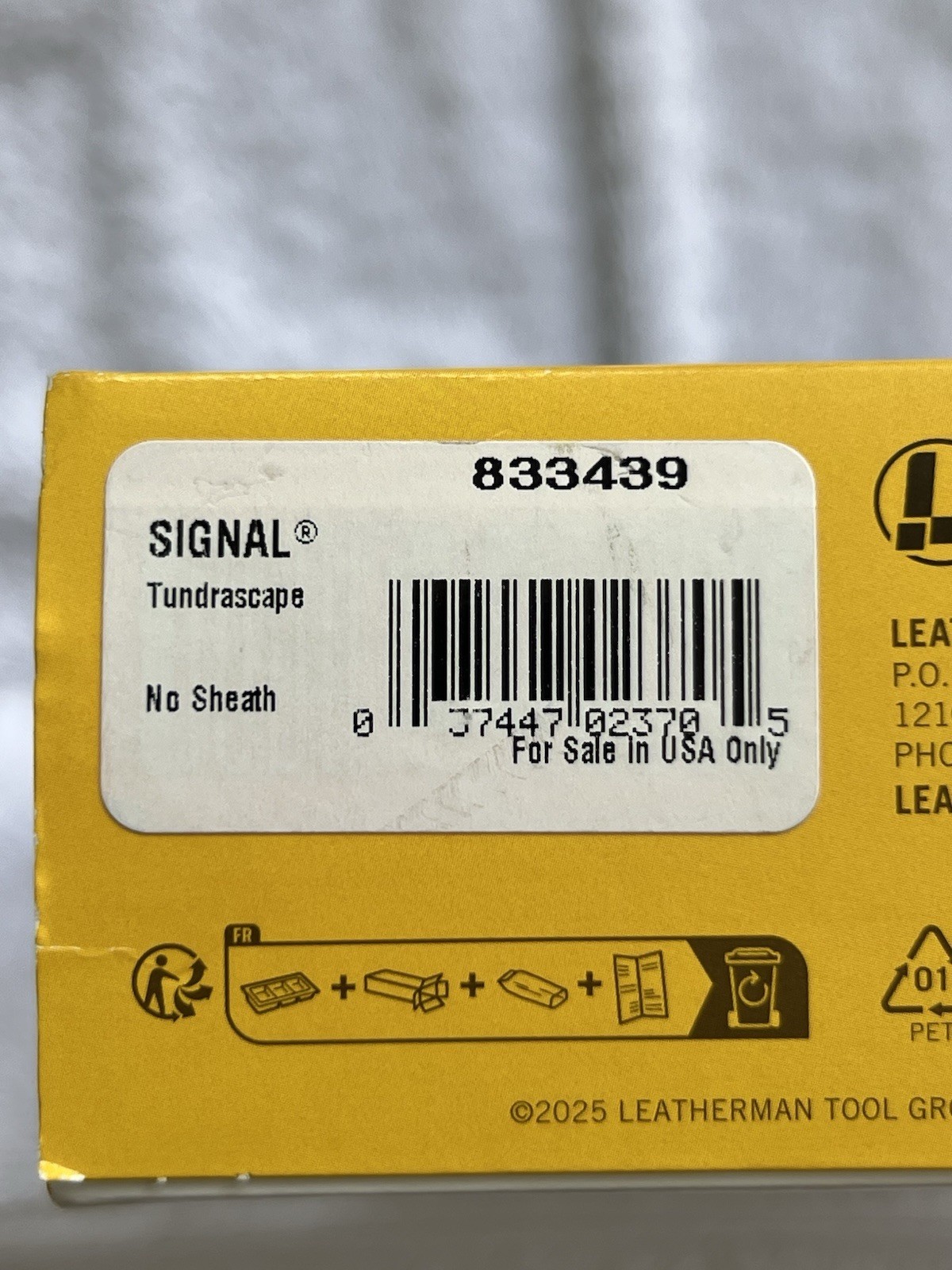 NEW LEATHERMAN® SIGNAL® 19 Tool Stainless Steel Multitool 833439 Tundrascape