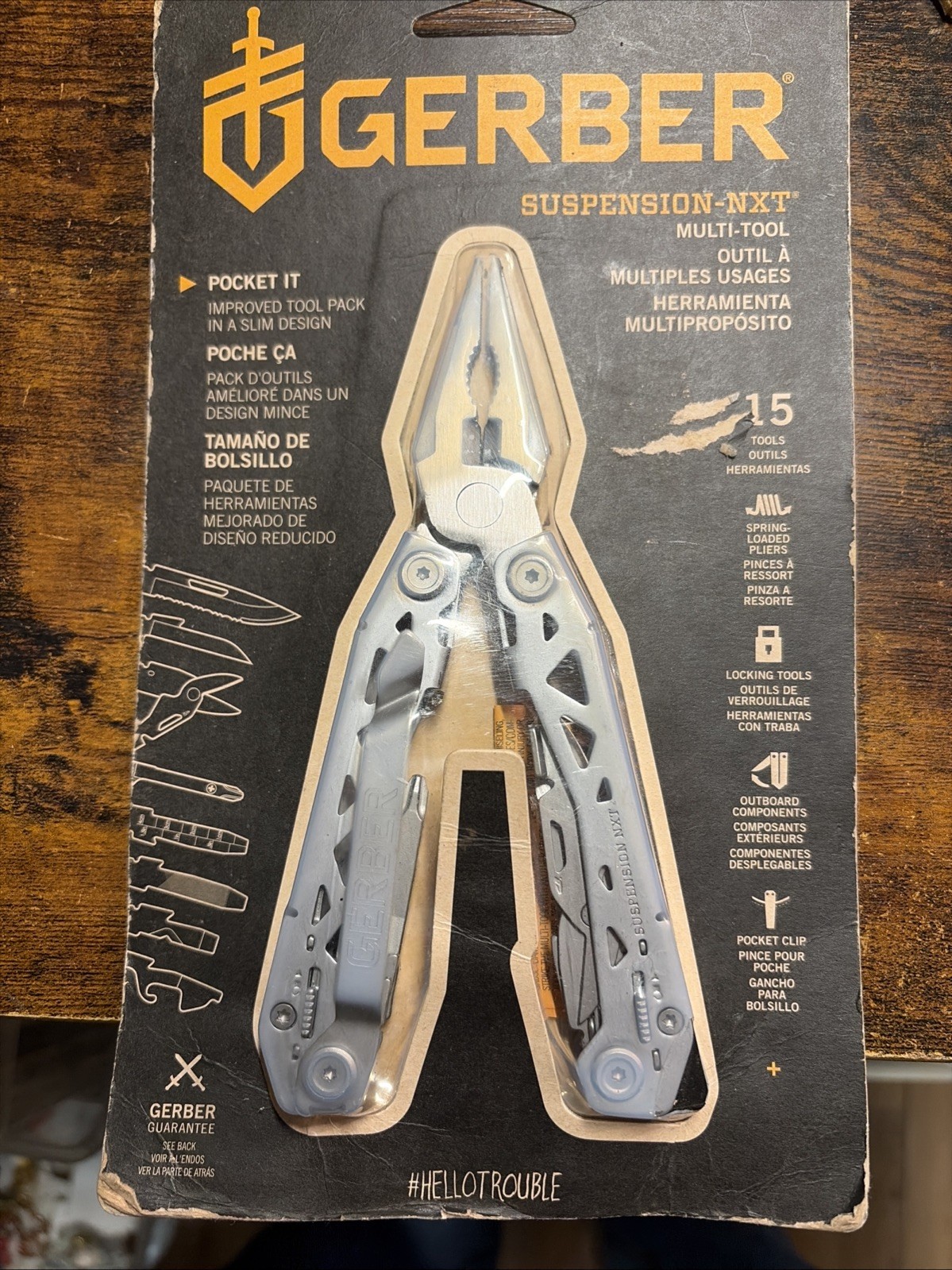 Gerber Suspension NXT 15-N-1 Multi-Tool with Pocket Clip,