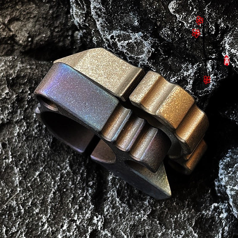 Titanium Alloy EDC Portable Multi Tool Bottle Opener Window Breaker Self