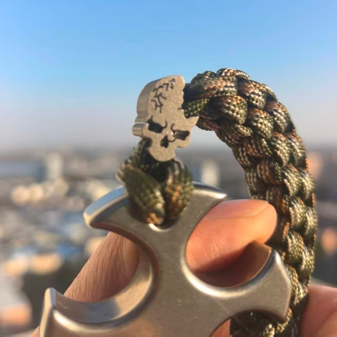 Cross/SkullPendant Titanium alloy TC4 Thickened by 12mm EDC Tool.
