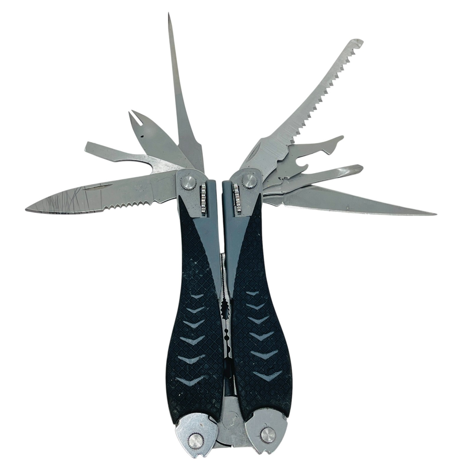 Flissa, Willard Marine and Unbranded Multi-Tool Pliers Lot Survival Gear, 3 Pcs