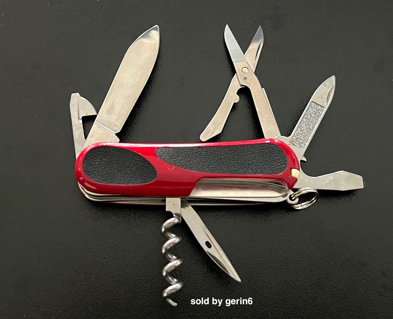 Victorinox Swiss Army Knife, EvoGrip 14 Red/Black, 14 Functions, 2.3903.C-X4 NIB