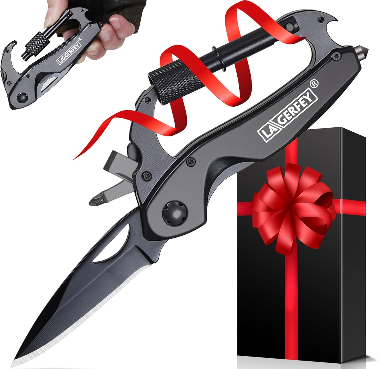 Gifts for Men Dad Husband – Birthday Gifts for Man, Keychain Multitool Gift – St