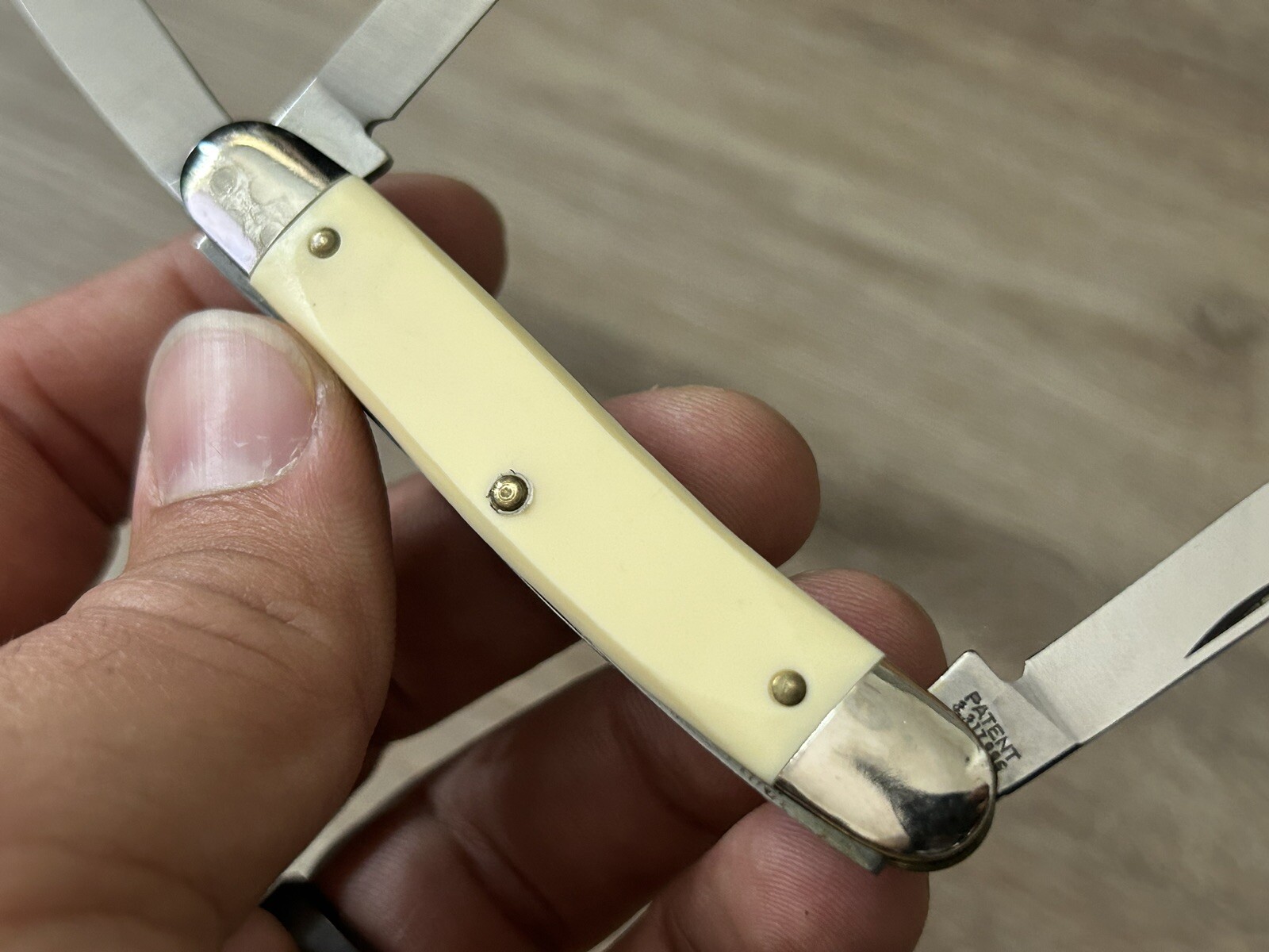 Vintage Ranger Ultra Honed Camping Three Blade Folding Pocket Knife