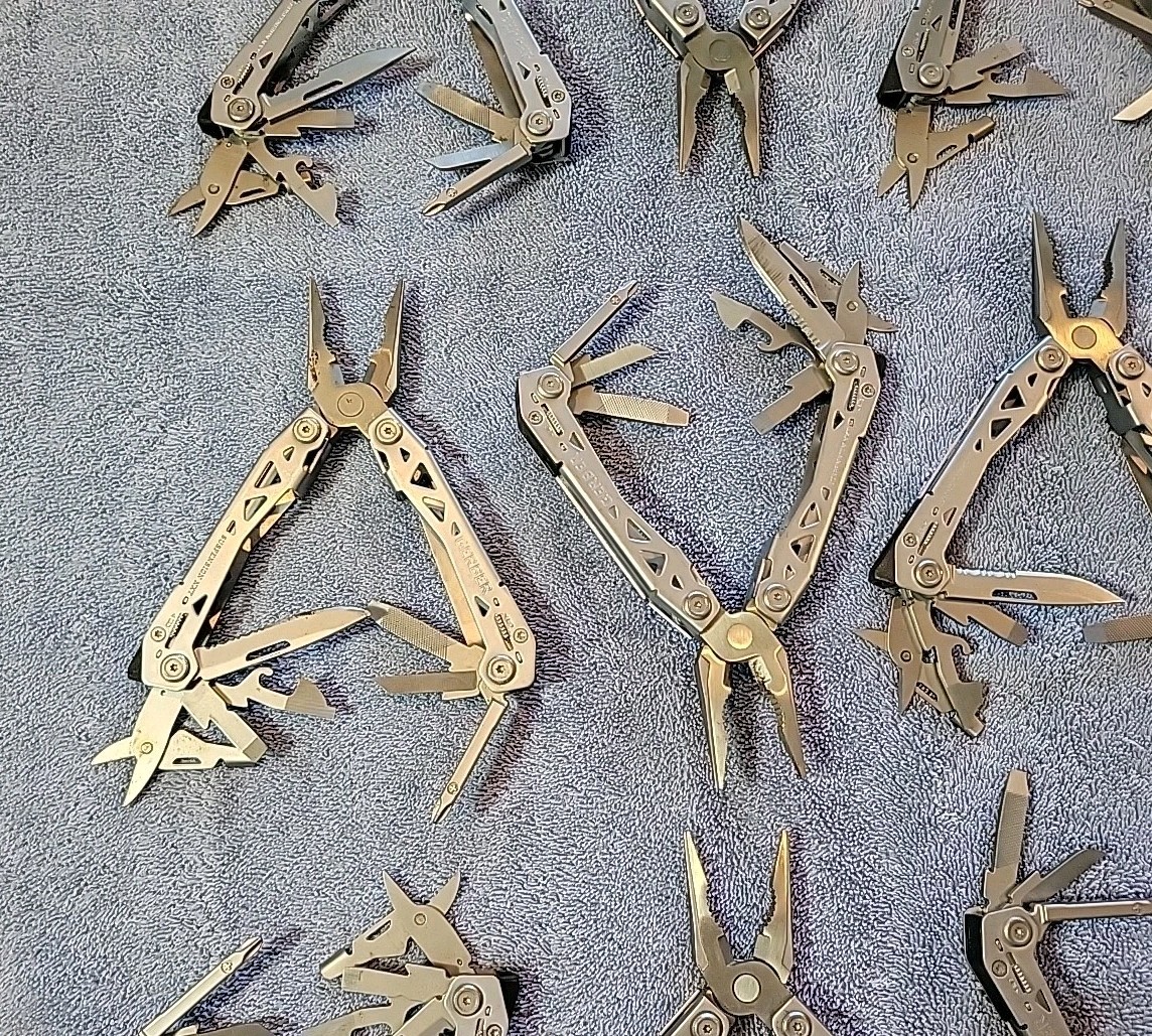 Gerber Suspension NXT Multi Tools – LOT OF 12 – Pliers, Scissors, Knife, File