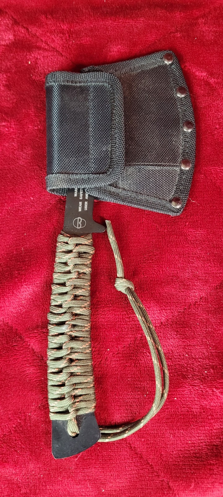 Ozark Trail Paracord Handle Hatchet with Cover