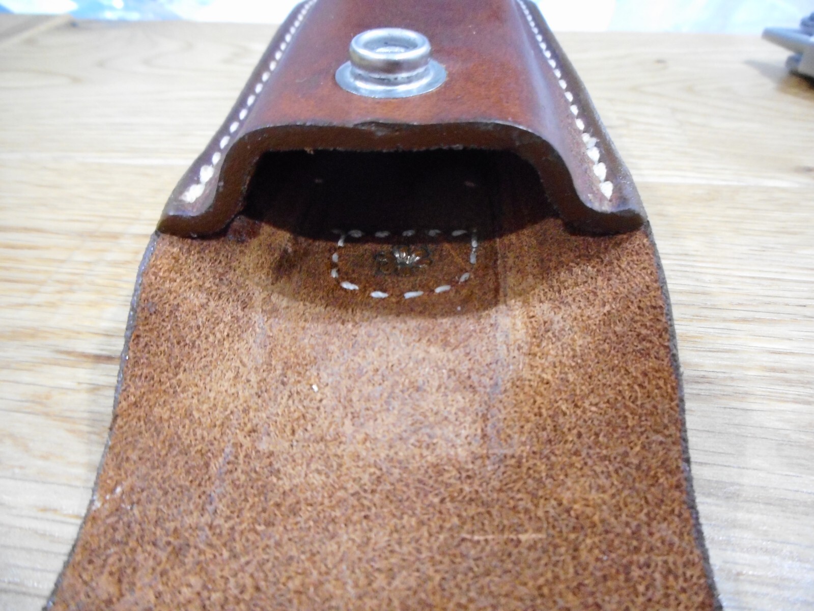 Gerber MP600 or Diesel multi tool leather sheath. Sheath only. Buffalo snap