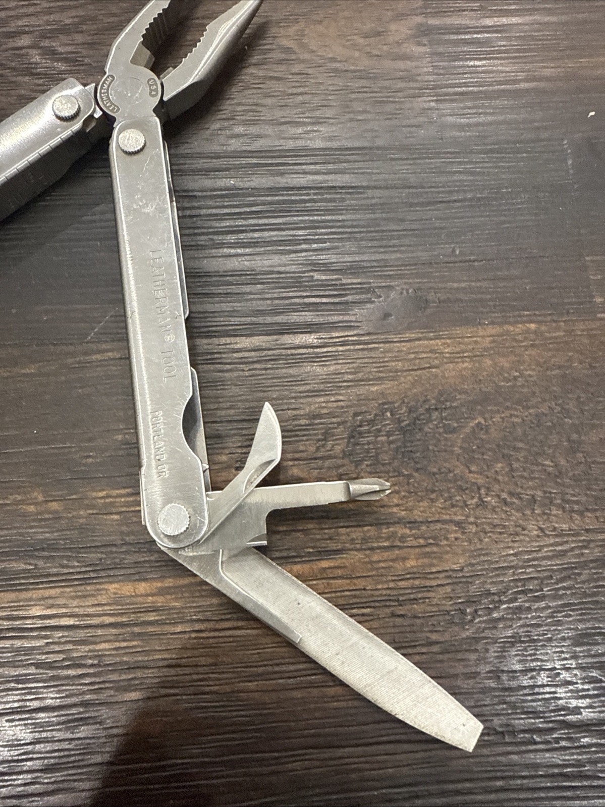 vintage Leatherman Tool PST aus 08 97 nine attachments Portland OR USA