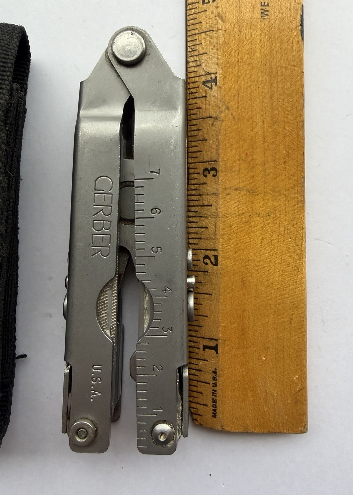 VINTAGE 1990s GERBER USA MP500 ORIGINAL NEEDLE NOSE PLIER MULTITOOL IN NEW POUCH