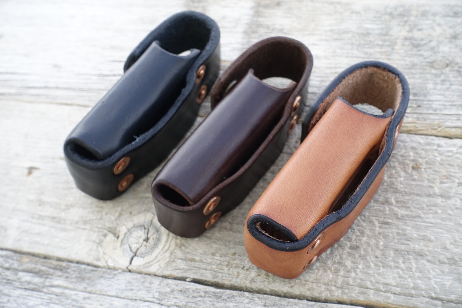 Leather Snap Sheath for Belt Fits Leatherman CHARGE + TTI TITANIUM