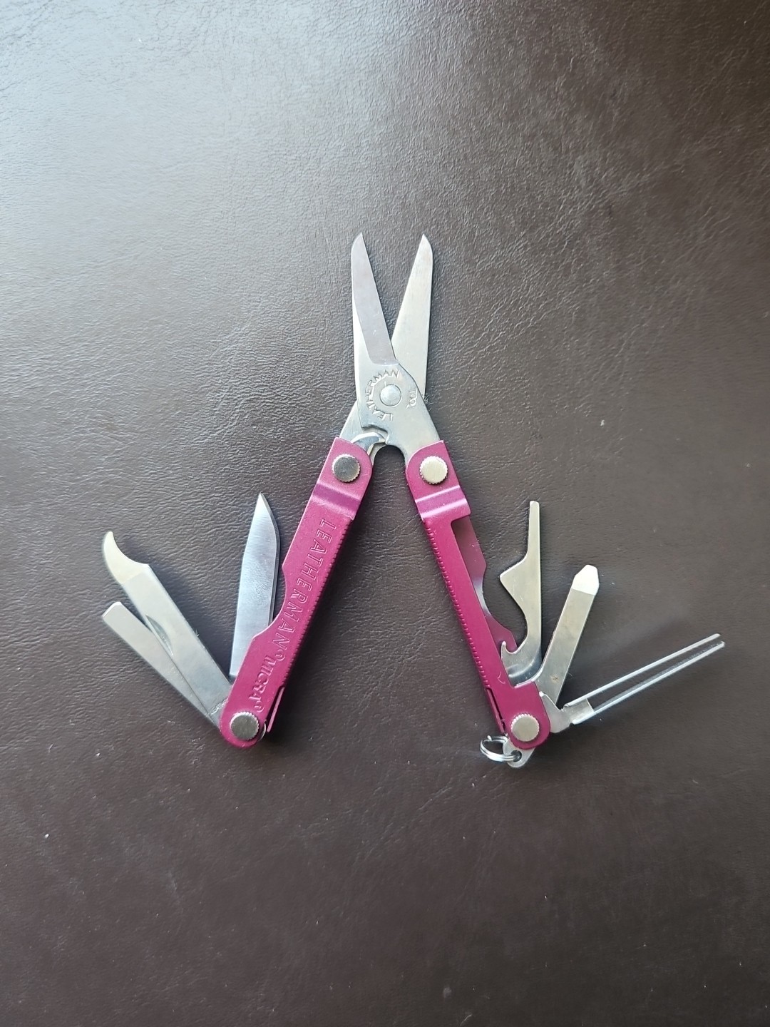 Leatherman Micra 10-in-1 Multi-Tool Keychain Carry Blue Stainless Original