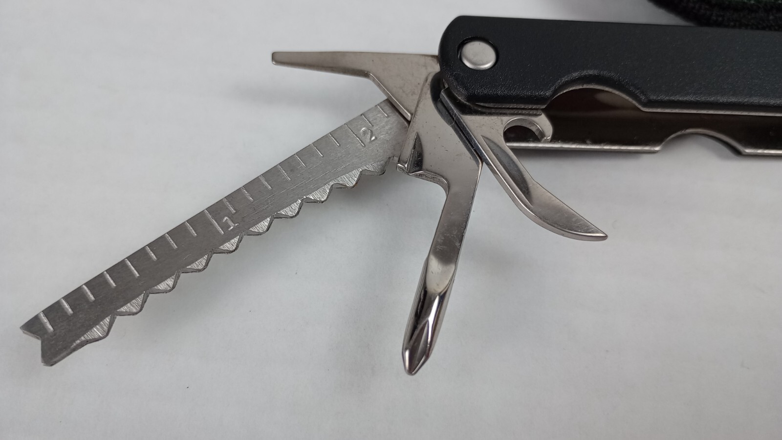 Multi Tool Camping Hunting Green Canvas Case Shell Lubricants Logo
