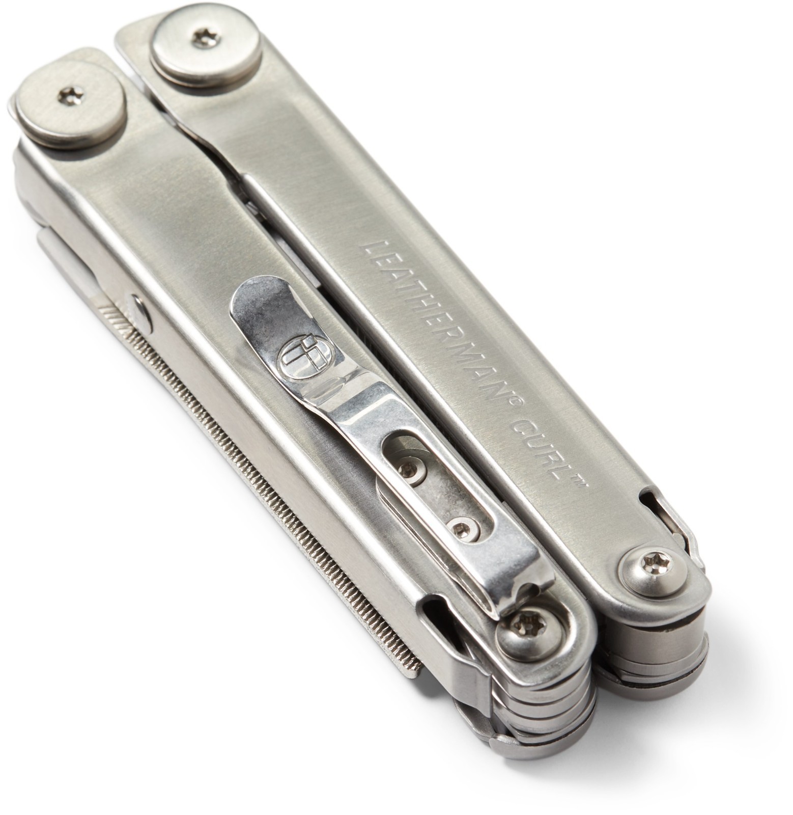 LEATHERMAN, Curl Multitool, Stainless Steel Everyday Tool, with Nylon Sheath