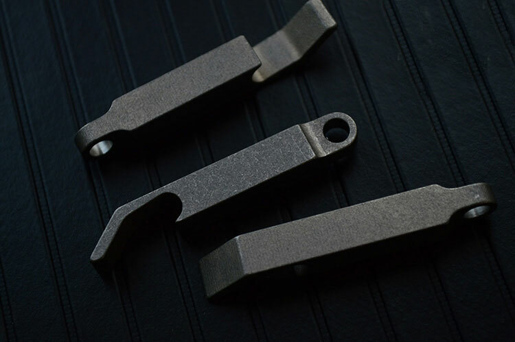 Large Size Titanium Alloy Bottle Opener Keychain Pendant Multi EDC with Key Ring