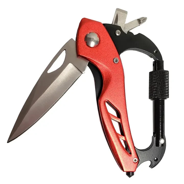 “Fix-it” Brand Carabiner Multi-tool Great for Campers, Hikers, DIY’s Great Gift