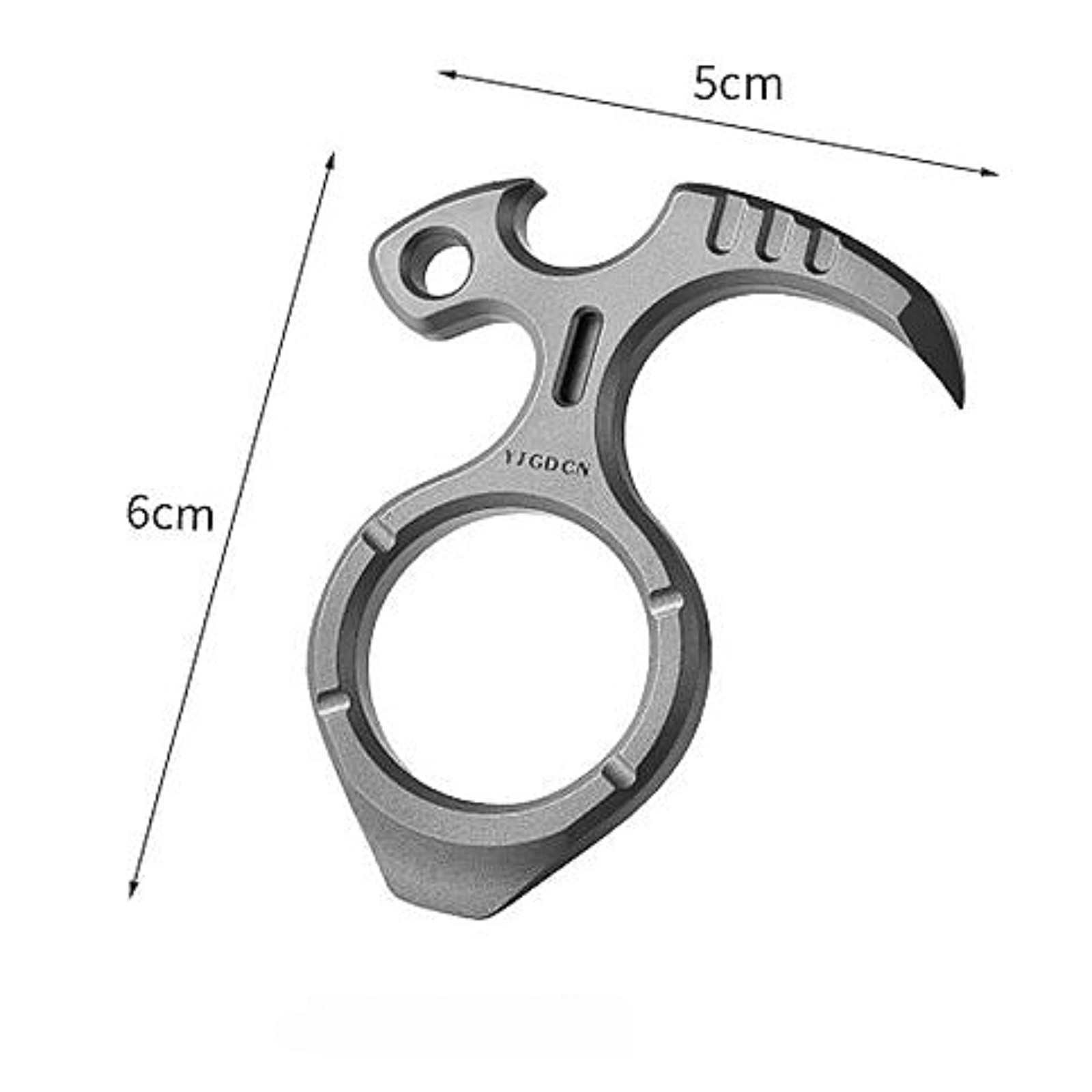 RIHE Design TC4 TITANIUM PRY Bar TOOL Sickle EDC Bottle Opener