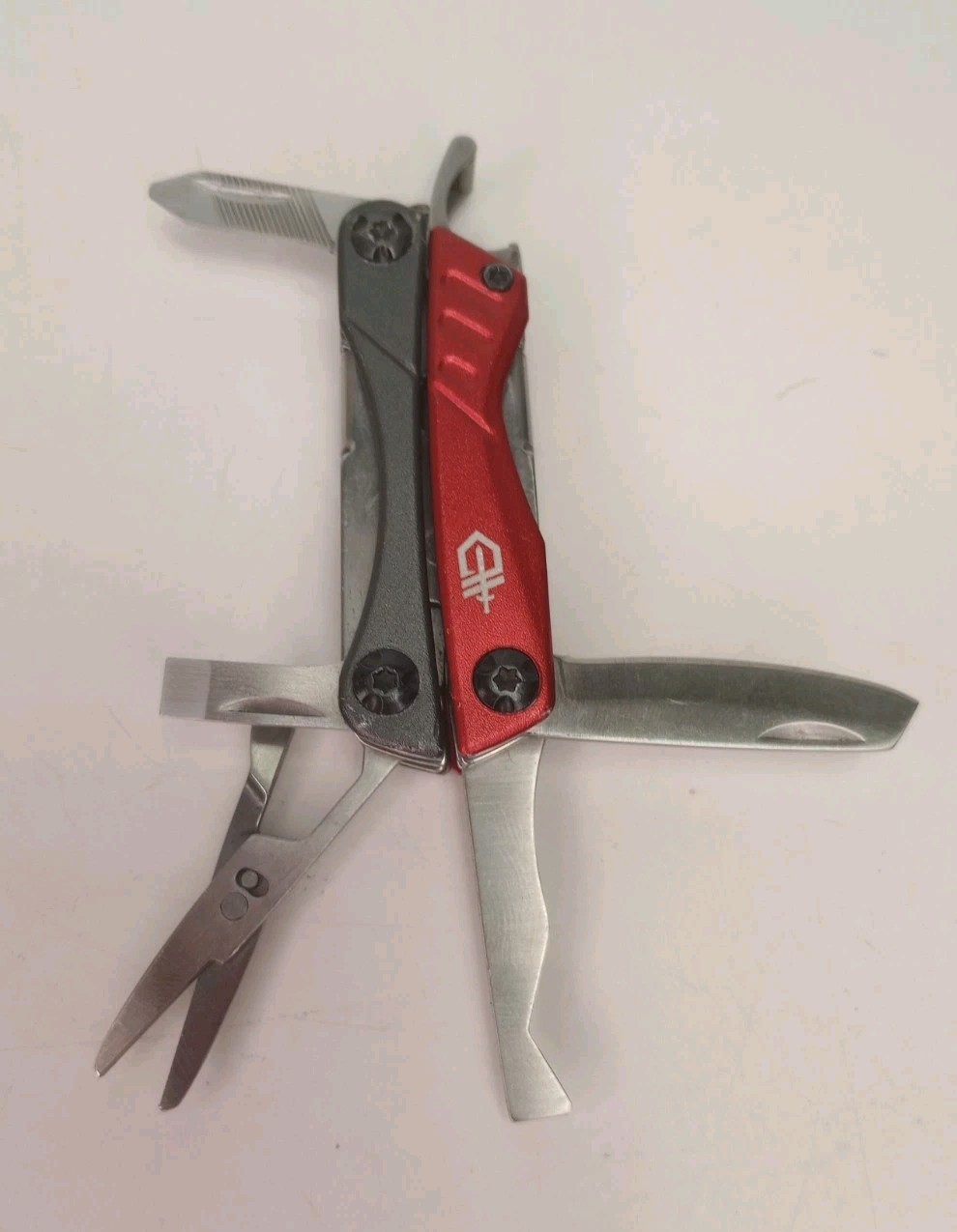Gerber Dime Mini Multi-Tool, Knife, Pliers, Scissors, Red – Excellent Condition