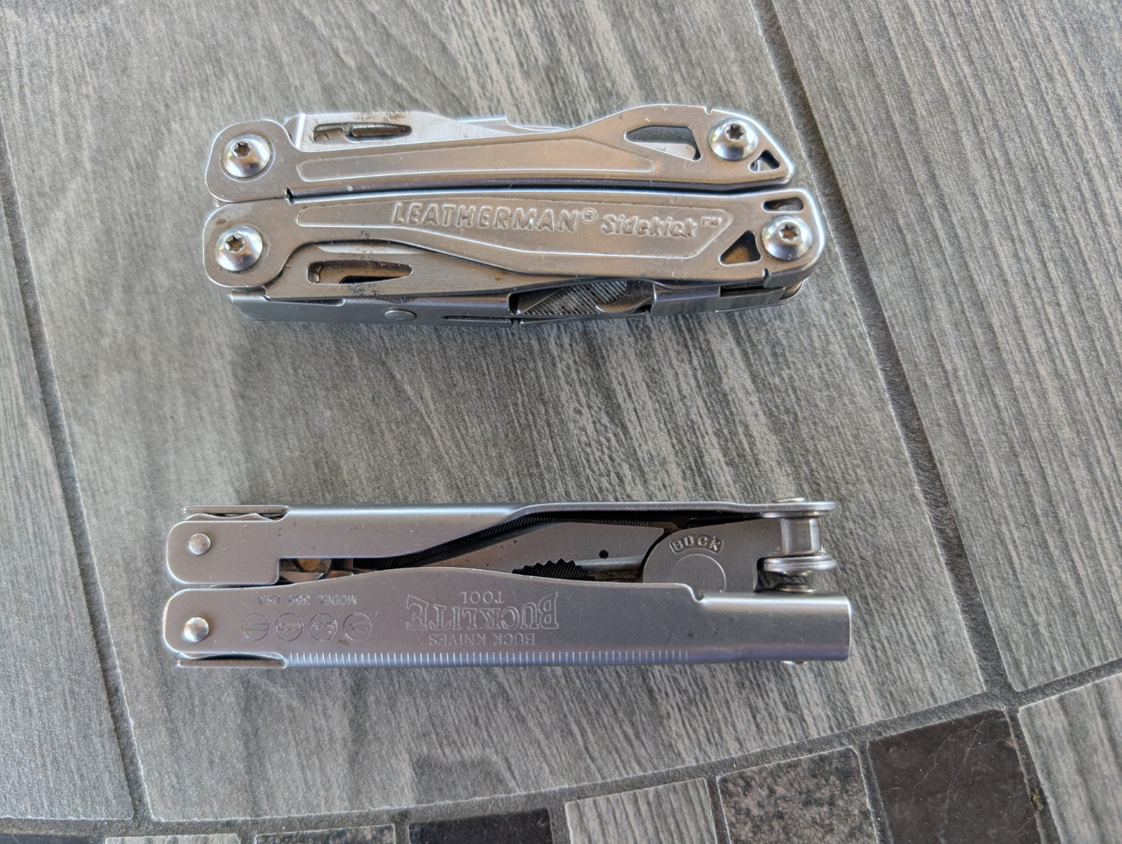 Leatherman Sidekick & Buck Knife Bucklite Multi-tool Lot Quality! Must See pics!