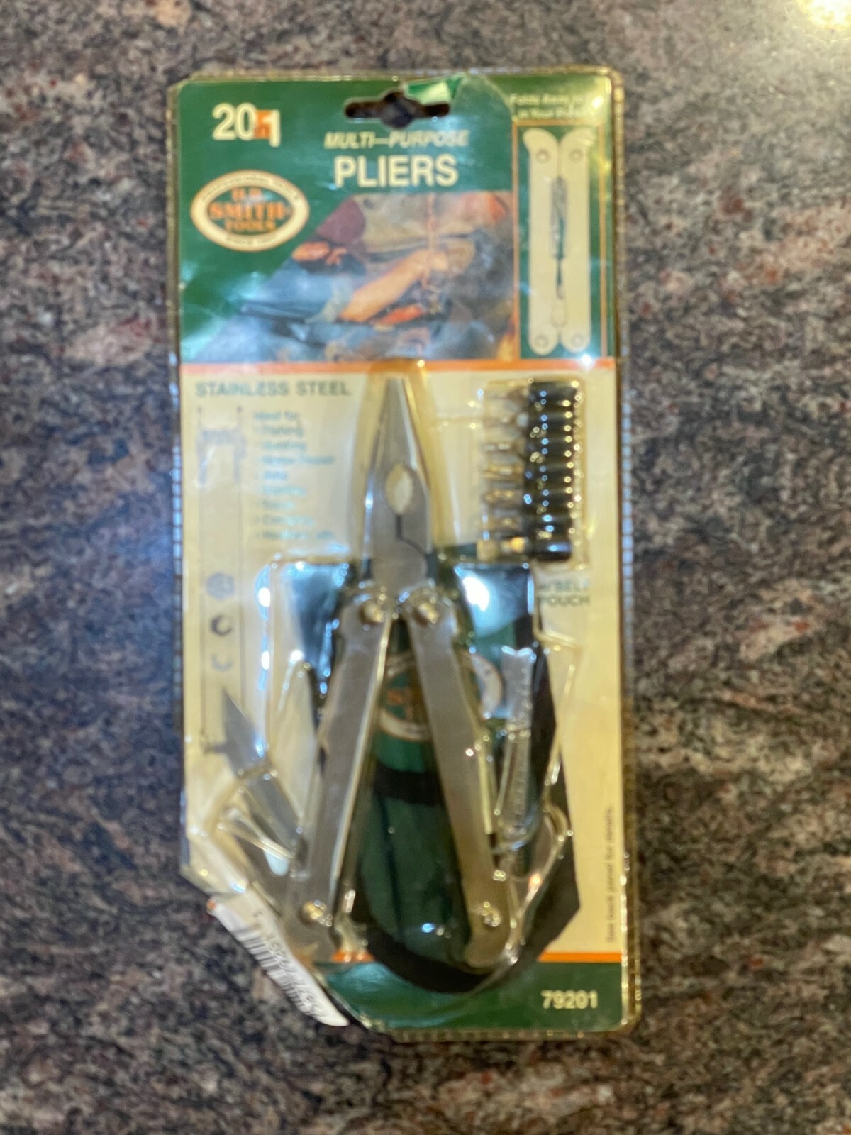H.B. Tools Stainless Steel Multi Purpose Pliers 20 in 1 with Belt Pouch