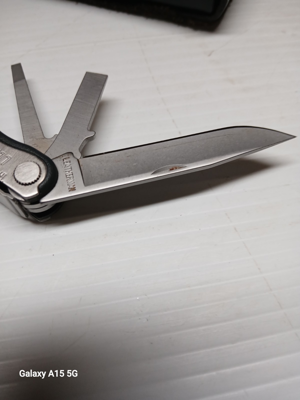 Leatherman “KICK” Multi-Tool W/ Original Leather Sheaf Retired EDC