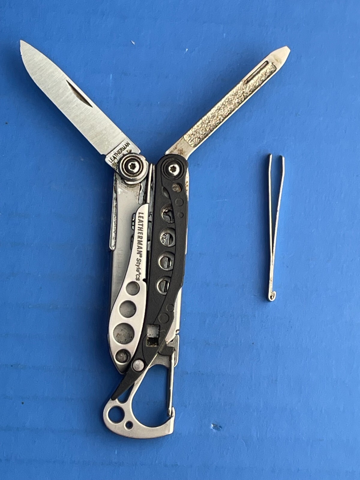 Leatherman Style CS MultiTool, Scissors, Knife, Opener, Tweezers, File