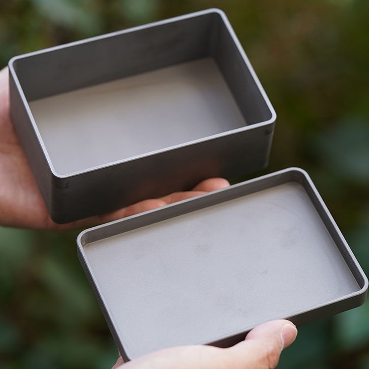 Titanium alloy Survival Box CNC Engraving Apocalypse Survival Storage Box