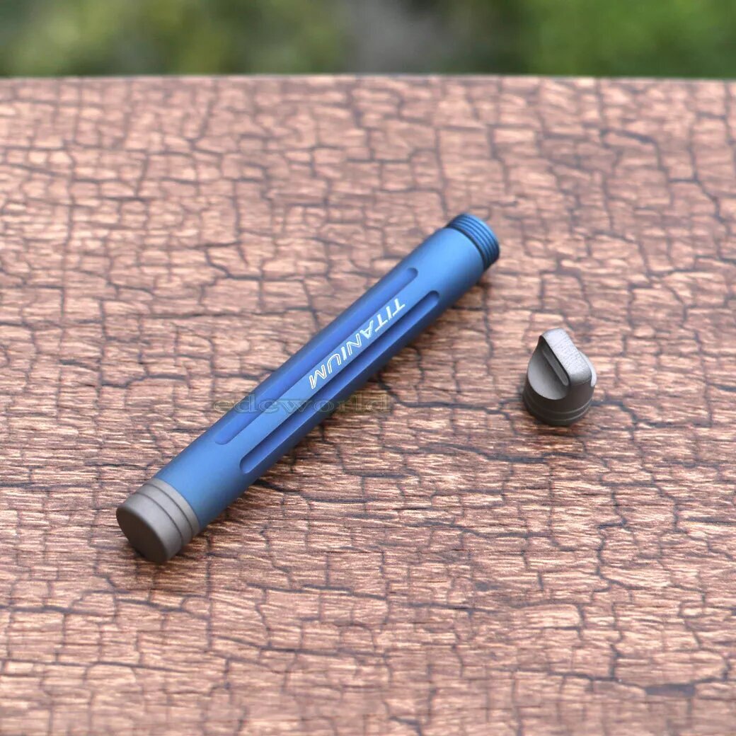 Lsand Portable Outdoor Survival EDC Pill Capsula Case Waterproof Box