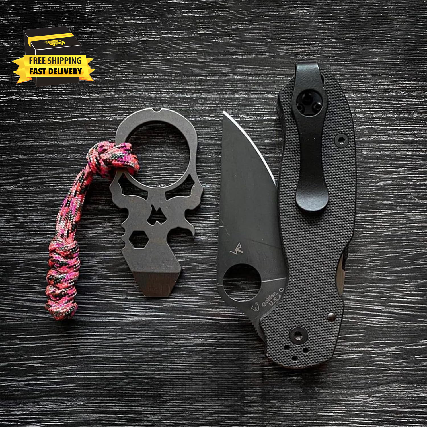 Skull Gear Shard 4-In-1 Keychain Bottle Opener Multitool with Screwdriver, Gifts