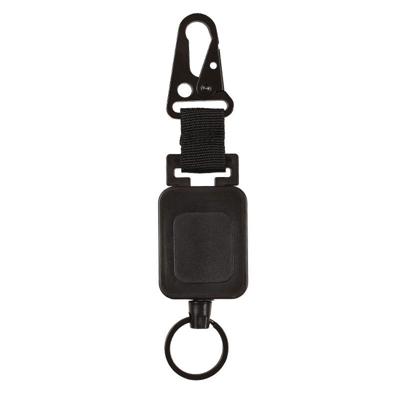 2PCS EDC Outdoor Telescopic Keychain Ring Buckle Anti-theft Backpack Carabiners
