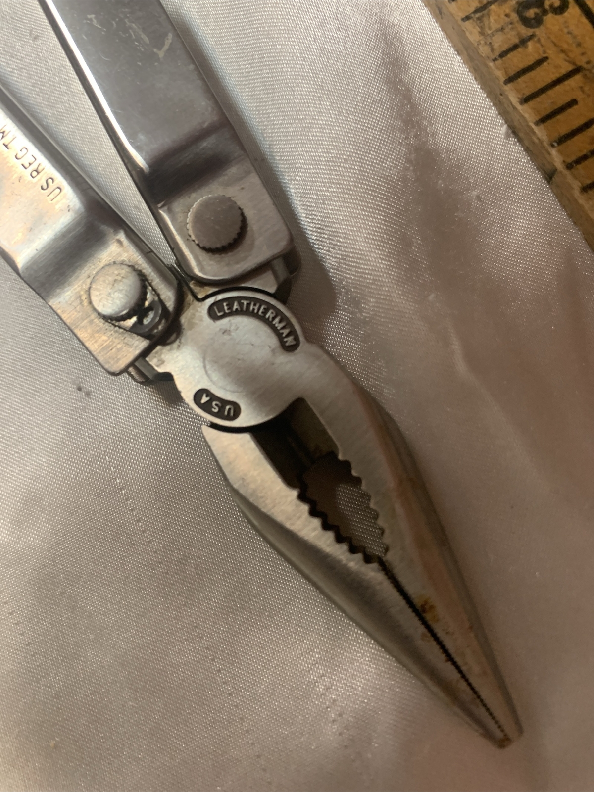 Vintage Original Leatherman Multi-Tool W/Sheath TM 1325473 Made USA, Good Condit