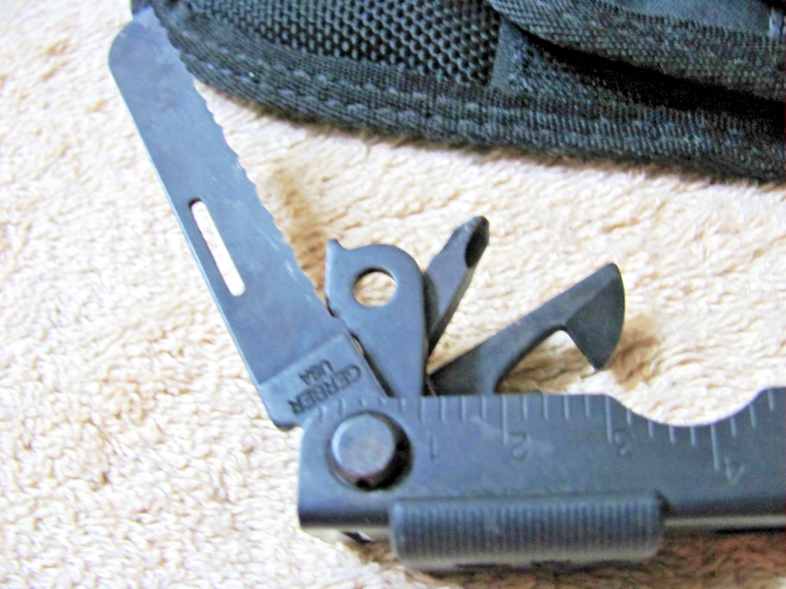 GERBER MULTI- PLIER POCKET TOOL, NEEDLE NOSE, TOOL LOCK, NEW, BLACK, 8 TOOLS, 1