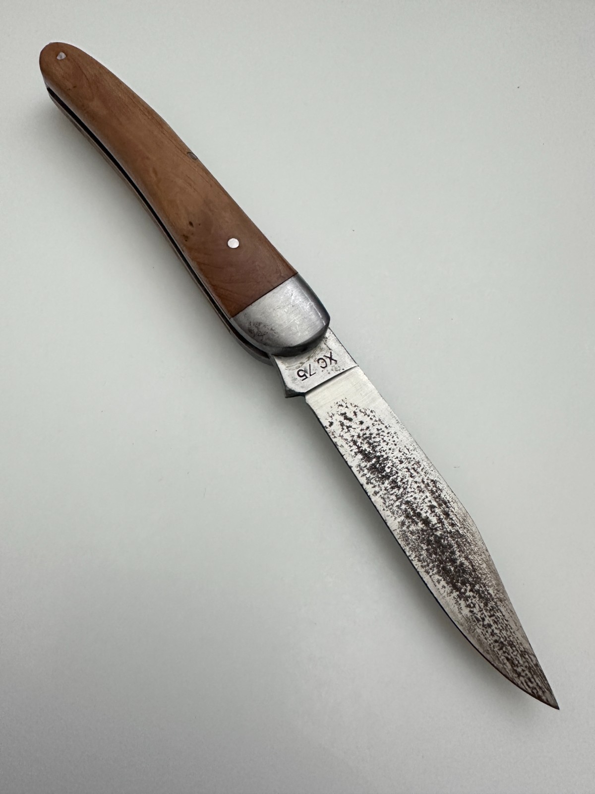 SABOT L’ALSACIEN Burl Wood Pocket Knife Corkscrew Multi tool
