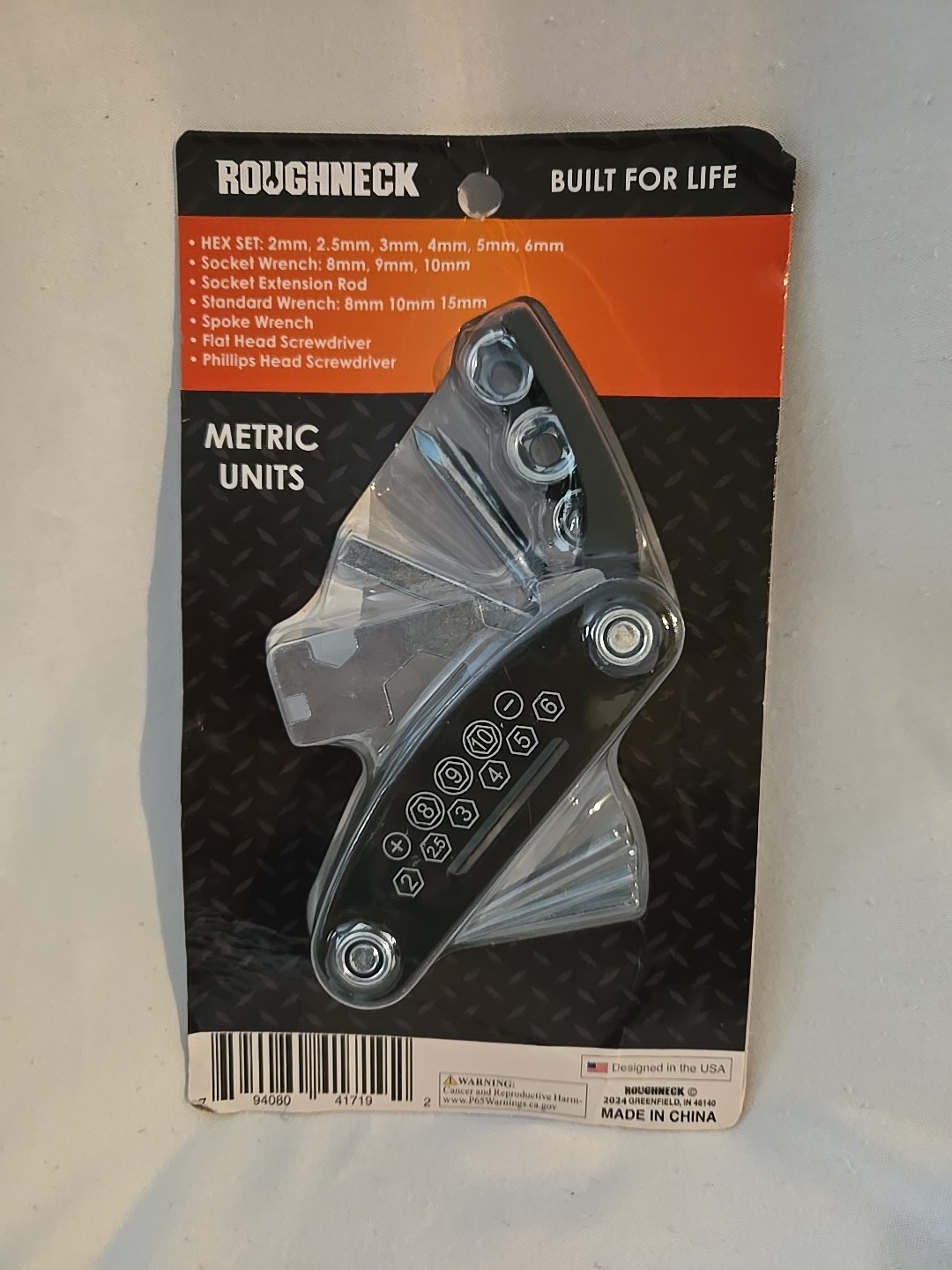 New in Package Roughneck 16-in-1 Metric MultiTool Multi Professional Tool!!