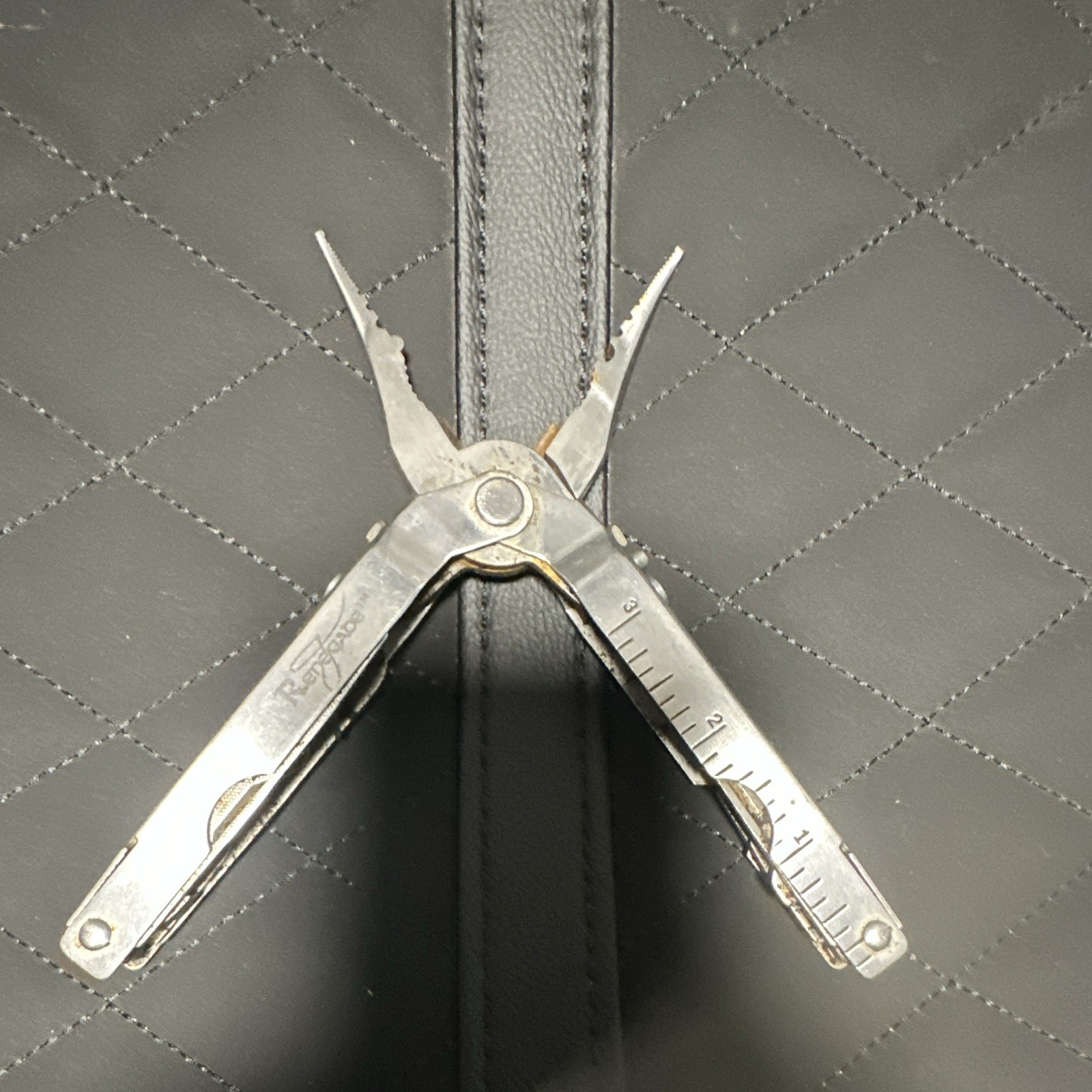 Renegade Stainless Steel Folding Multi-Tool Pliers Knife File Ruler 4pc 6in