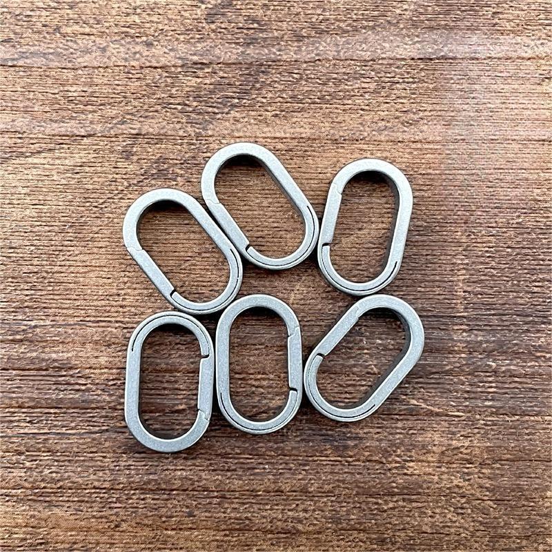 Pure Titanium Split Key Rings Keychain Split Rings Keyrings