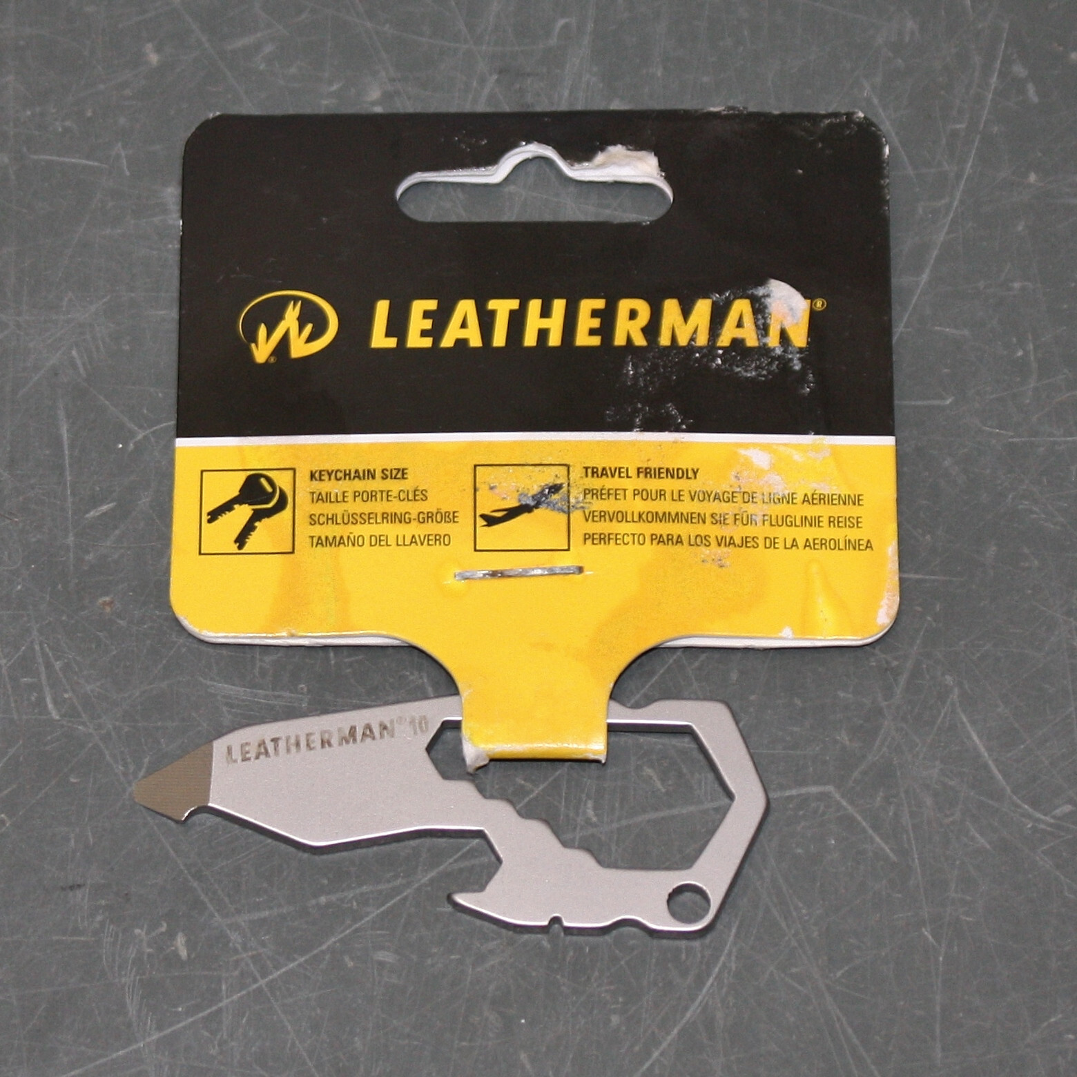 DAMAGED – Leatherman Keychain Multi-Tool 832125, By The Numbers #10, Metric