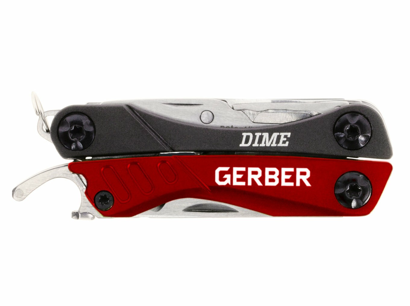 GERBER DIME MIRCO MULTI-TOOL PLIER SCISSORS KNIFE – RED