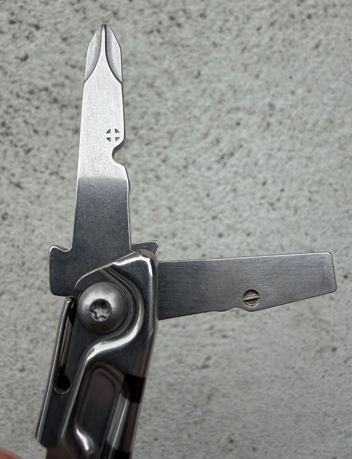 LEATHERMAN REV ADVERTISING “MSH” “APS” MULTI TOOL W/POCKET CLIP, EXCELLENT