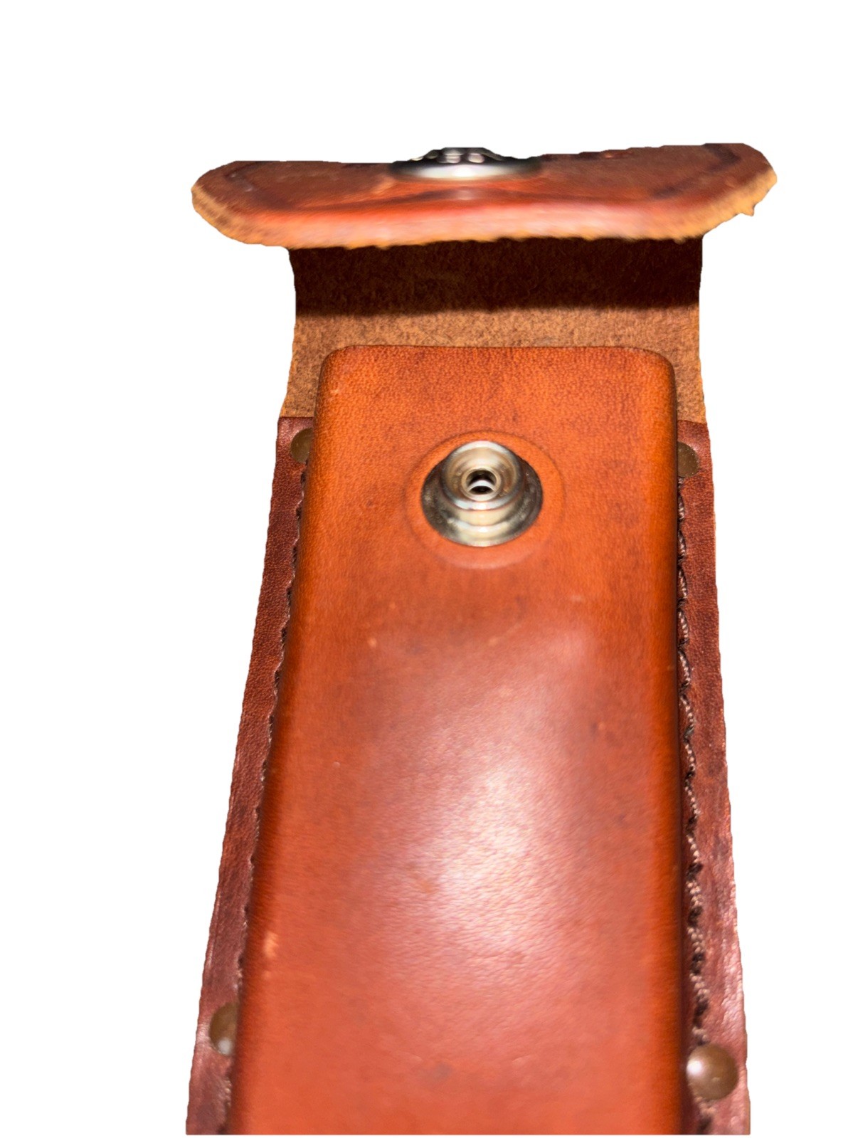 Schrade Tool Brown Leather Sheath (No Knife) Excellent Multi Tool Pouch